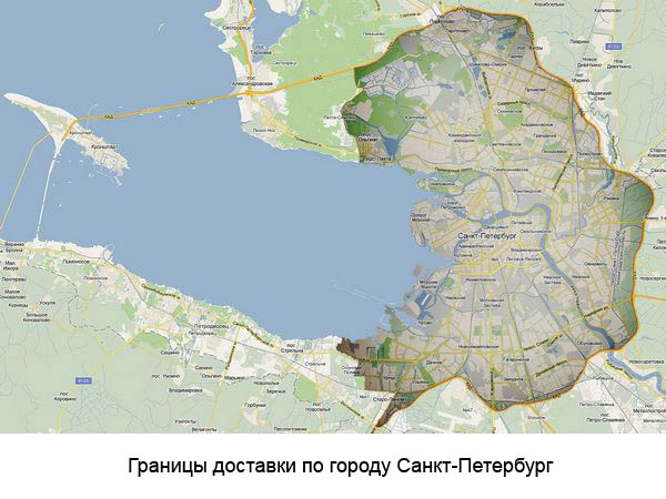 Спутниковая карта петербурга